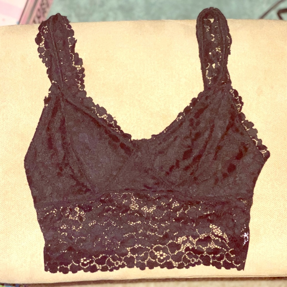 Lacey black bralette